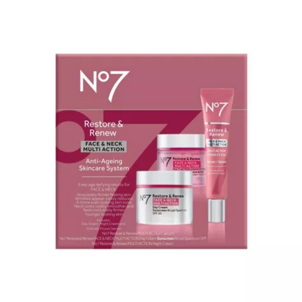 No 7 restore and renew anti aging system